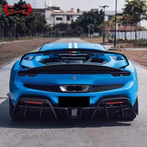 Aile de voiture de becquet arrière en Fiber de carbone sèche BA de haute qualité pour <span class=keywords><strong>Ferrari</strong></span> 296 GTB - Product Image 2