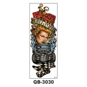 Tatuaje Temporal Extra <span class=keywords><strong>de</strong></span> Animal, Tatuaje Negro <span class=keywords><strong>de</strong></span> <span class=keywords><strong>Manga</strong></span> Completa, Pegatinas <span class=keywords><strong>de</strong></span> Tatuaje Temporal, Arte Corporal para Hombre y Mujer - Product Image 6