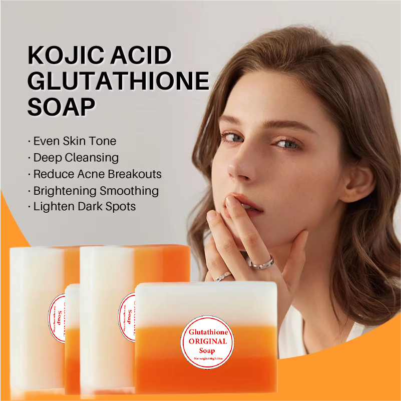glutathione & kojic acid original dual soap Relumins Glutathione Soap Bars - Deep Cleansing & Hydrating Soap for  Smooth, Refreshed Skin - Gentle Formula for Face & Body - 150g Bar main image 1