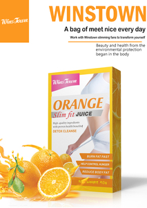 Jugo de naranja desintoxicante y adelgazante de la marca privada Winstown, bajo en azúcar, suplemento herbal para el metabolismo. - Product Image 3