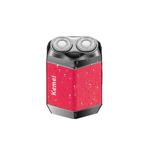 Kemei Mini Electric Shaver 5.5x8.5cm Twin Blade Waterproof Rechargeable For Men Wet Dry Shaving - Product Image 2