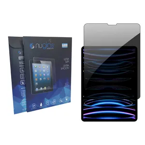 Anti peep toplu satın tedarikçiler premium temperli cam için iPad pro 11 hava 4 5 ekran koruyucu toptan casus cam