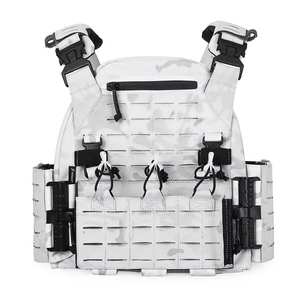 Giubbotto Tattico PTG 2025 con Sgancio Rapido, Doppia Sicurezza, in Nylon, Mimetico Neve, Porta Piastre Balistiche Molle - Product Image 4