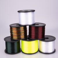 Fil de pêche multifilament en nylon OEM 100m, haute résistance à la traction et à l'abrasion, lancer fluide, bobine en gros, vente directe usine