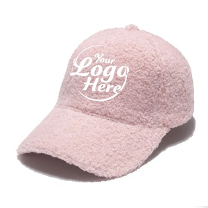 Gorro de invierno ajustable con estampado/bordado personalizado de lana cálida para uso al aire libre Gorra de béisbol térmica unisex - Product Image 4