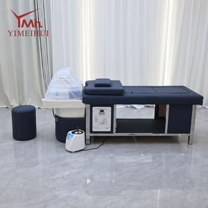 Lit de soin capillaire moderne thaïlandais de qualité commerciale, technologie de circulation d'eau avancée, lit de beauté et de coiffure avancé - Product Image 4