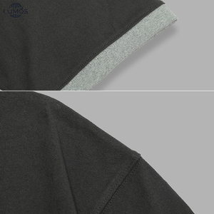 T-<span class=keywords><strong>shirt</strong></span> en coton à col rond pour homme, coupe ample, impression graphique personnalisée par sérigraphie - Product Image 3