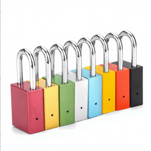 Cadenas de sécurité compact personnalisé BOZZYS en alliage d'aluminium, anse en acier de 38 mm, verrouillage à clé, étanche, installation facile - Product Image 1