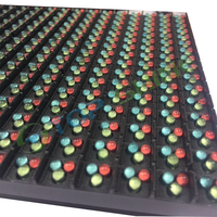 P10/12.5/16/20 dip panel iklan dinding video warna penuh tahan air kecerahan tinggi modul layar tampilan led luar ruangan P10