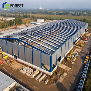 Turnkey Modular Structural Steel <b>Storage</b> Warehouse Prefabricated Heavy Duty Commercial Goods Depot Facility - Product Image 1