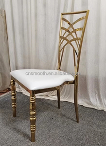 Taille personnalisée <span class=keywords><strong>de</strong></span> luxe en or en acier inoxydable hôtel extérieur métal chaise <span class=keywords><strong>de</strong></span> <span class=keywords><strong>mariage</strong></span> <span class=keywords><strong>marocaine</strong></span> pour l'événement <span class=keywords><strong>de</strong></span> <span class=keywords><strong>mariage</strong></span> - Product Image 4