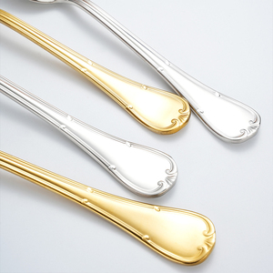 Ensemble <span class=keywords><strong>de</strong></span> couverts en acier inoxydable moderne <span class=keywords><strong>de</strong></span> luxe 5 pièces pour hôtel et <span class=keywords><strong>restaurant</strong></span>, couteau, <span class=keywords><strong>fourchette</strong></span>, cuillère, argent, or, ensemble <span class=keywords><strong>de</strong></span> couverts pour <span class=keywords><strong>restaurant</strong></span> - Product Image 4