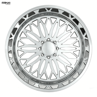Jantes personnalisées polies 24x12 24x14 26x14 8x170 8x180 6x139.7 Forgées pour Ford F250 Chevy 1500/2500 GMC Sierra 2500