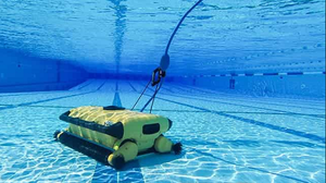 Robot nettoyeur mural automatique pour piscine, équipement de nettoyage efficace, outil et accessoire WAVE300, nettoyage efficace de la piscine - Product Image 4