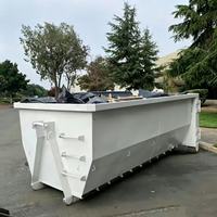 Conteneur à crochet pour la gestion des déchets, conteneur à déchets jetables, bac à déchets mobile personnalisé pour métaux ferrailleux, bac à déchets à crochet