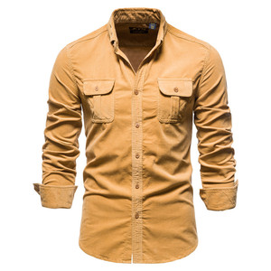 2021 Camisa de flanela de manga longa xadrez masculina personalizada atacado plus size respirável e anti-pilling para primavera temporada - Product Image 2
