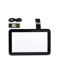 Kit de Panel Táctil PCAP EETI de 11.6 Pulgadas, Interfaz USB I2C de 10 Puntos, Vidrio Templado de Dureza 6H