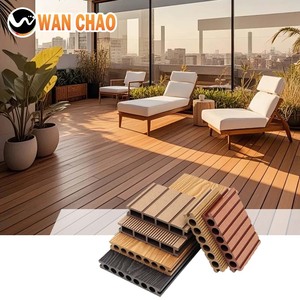 Pavimentazione per Esterni in WPC su Misura, Doghe Cava o Solide Coestruse per Giardino e Patio - Product Image 1