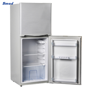 ตู้เย็นแบบพกพา Smad Solar 12/24v ราคาโรงงาน คุณภาพดี แบบสองประตู ช่องแช่แข็งด้านบน รุ่น DDT-118D8(DC) - Product Image 3