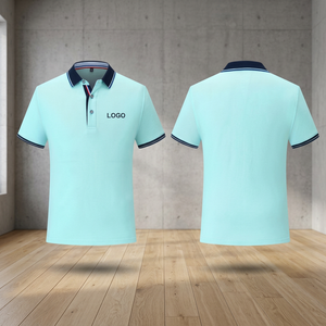 High Quality Breathable Slim Fit Short Sleeve for <b>Shirts</b> Sport Golf T-<b>Shirt</b> Casual Tops <b>100</b>% <b>Polyester</b> Front Logo - Product Image 4