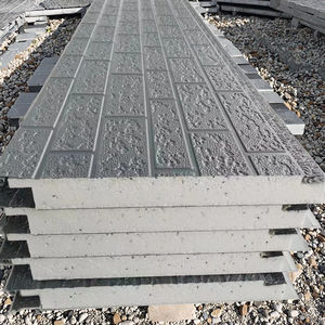 แผ่น<span class=keywords><strong>ผนัง</strong></span>โลหะตกแต่งภายนอกทำจาก PU 30มม. สำหรับการประชุมเชิงปฏิบัติการบ้านสำเร็จรูปการรับประทานอาหารในห้องครัว - Product Image 1