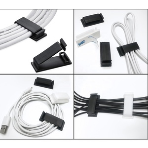 Kit de Gestión de Cables de 192 Piezas, Organizador de Cables con Cremallera, Clips para Cables, Soportes, Clavos de Sujeción, Lazos de Fijación, Soportes para Gestión de Cables - Product Image 2