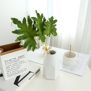 Lot de plantes vertes artificielles, feuilles de Monstera, feuilles de lotus, <span class=keywords><strong>série</strong></span> pour la décoration de la maison de style nordique, arrangement paysager en pot - Product Image 4
