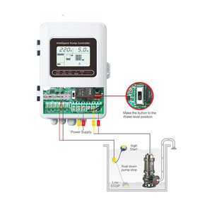 Controlador <span class=keywords><strong>de</strong></span> Bomba <span class=keywords><strong>de</strong></span> <span class=keywords><strong>Agua</strong></span> Automática Monofásico JNN 20Y-CBB 220V 2.2kW con Pantalla LCD, Temporizador <span class=keywords><strong>de</strong></span> Protección y Capacitor <span class=keywords><strong>de</strong></span> 70uF - Product Image 4