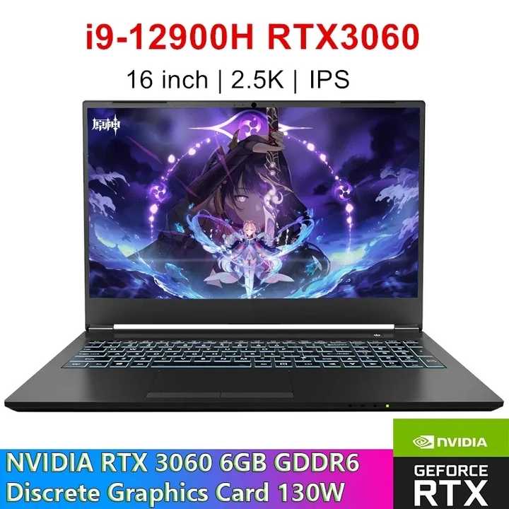 Direct Selling Oem Laptop I9-12900H Rtx3060 Graphics Card 16Inch 