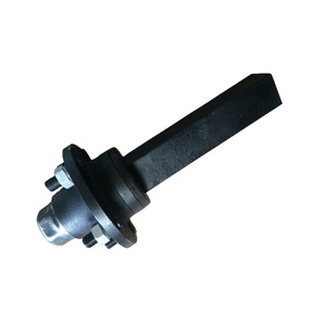 Eje de Remolque Cuadrado con 6 Espigas, Conjunto de Cubo y Rodamientos - Product Image 3