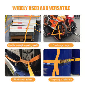 <span class=keywords><strong>Sangle</strong></span> d'arrimage robuste de 50 mm (2 pouces) avec boucle à <span class=keywords><strong>cliquet</strong></span>, capacité 5000 kg, longueur 12 m - Product Image 6