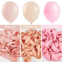 Ballons noirs 140 pièces Kit d'arche de ballon en Latex mat en 18 12 10 5 pouces tailles pour guirlande décoration anniversaire fête de remise des diplômes