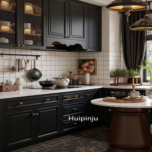 M11 خزانة كتب فرنسية عتيقة مقوسة من الطراز القديم من أجل الأثاث المنزلي - Product Image 3