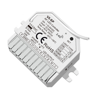 Contrôleur LED sans fil Skydance V5-SP 12-24VDC 5CH 5-en-1 avec télécommande RF pour bande LED RGB+CCT