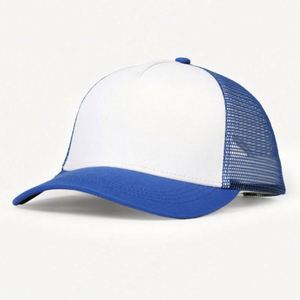 Casquette de baseball en daim à 5 panneaux pour homme avec logo personnalisé, maille et patch brodé – Créez votre propre logo - Product Image 2