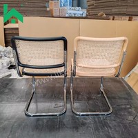 Chaises de salle à manger modernes et confortables en bois massif, style antique et contemporain, avec dossier en rotin Cesca, pour restaurants et hôtels – Offre Spéciale