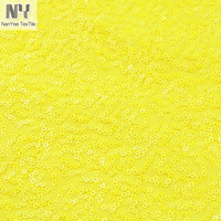 Nanyee Textile Micro tissu à paillettes jaune vif pour costume de danse
