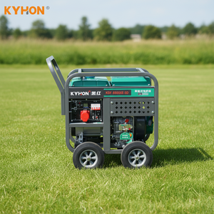 <span class=keywords><strong>Groupe</strong></span> électrogène diesel refroidi par air, à châssis ouvert, portable, haute performance, 50 Hz, avec ATS et télécommande - Product Image 1