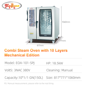 Table Top 10 Layer <strong>Combi</strong> <strong>Oven</strong> Digital <strong>Combi</strong> <strong>Oven</strong> Steamer <strong>Oven</strong> - Product Image 3
