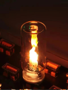 Luce notturna a LED con fiamma tremolante USB, in vetro smerigliato trasparente, effetto fiamma simulata <span class=keywords><strong>per</strong></span> auto, casa, stanza, laptop, PC, decorazione <span class=keywords><strong>per</strong></span> feste - Product Image 6