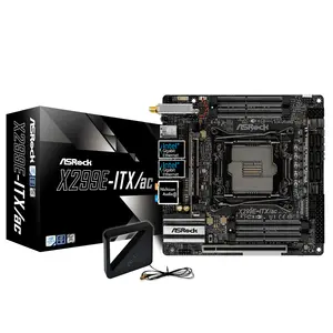 X299E-ITX/ac Intel核心X系列处理器插座LGA2066 79xx 78xx系列DDR4 4000 +(OC) MINI-ITX主板，适用于Asrock