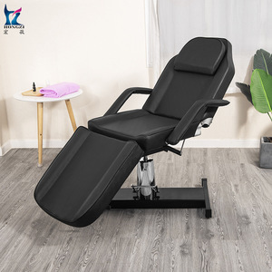 Hongzi Beauty Chair Adjustable Reclining Massage <b>Bed</b> Black HZ006 For Salon Spa Commercial Use - Product Image 1