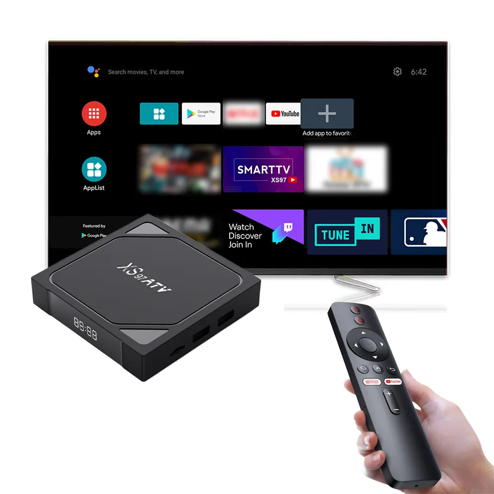 Fabriek Allwinner H313 Tvbox Quad Core Ott Stb 64 Bit Usb 2.0 HD-MI2.0 4K Hd Tvbox Smart Android 10.0 Tv Box