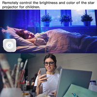 Projecteur LED intelligent Aurora WiFi Tuya, lumière de nuit étoilée, commande vocale Alexa, application, lampe de projection ABS, idéal pour la décoration de la maison, cadeau