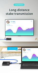 R14 MiraScreen 250m truyền tín hiệu thông qua mạng cáp LAN để chuyển HD video âm thanh HDMI KVM Cáp <span class=keywords><strong>Extender</strong></span> qua IP với <span class=keywords><strong>IR</strong></span> - Product Image 5