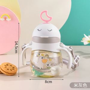 Tazza di acqua per bambini con paglia portatile per bambini di un anno-vecchio bambino scala tazza di acqua potabile per bambini - Product Image 3