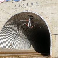 Tuyau en acier galvanisé ondulé pour culvert routier