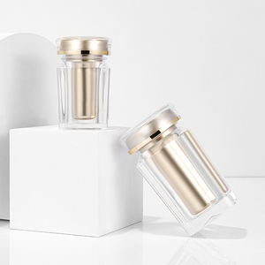 ขวดพลาสติกสีทองทรงเหลี่ยมขนาด 30 มล. พร้อมฝาปิด สำหรับบรรจุแคลเซียมเม็ด โปรไบโอติกผง ผงเปปไทด์ฟรีซดราย สีตามสั่ง - Product Image 5