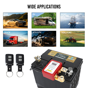 Interruttore di Disconnessione <span class=keywords><strong>Batteria</strong></span> con Display LED, Telecomando Wireless 12V 300A, Interruttore di Spegnimento <span class=keywords><strong>Batteria</strong></span> con Relè e Telecomandi - Product Image 6