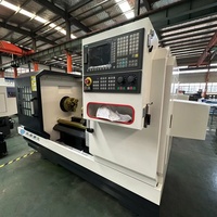 Tour à métaux numérique CNC CK6150 à commande numérique, à banc plat, horizontal, robuste, portée de 500 mm, vente directe usine
